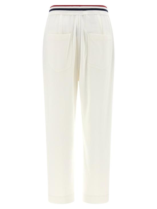  브루넬로 쿠치넬리 트레이닝/조거 팬츠 LDMG927P9194C7220 CREAM - BRUNELLO CUCINELLI
