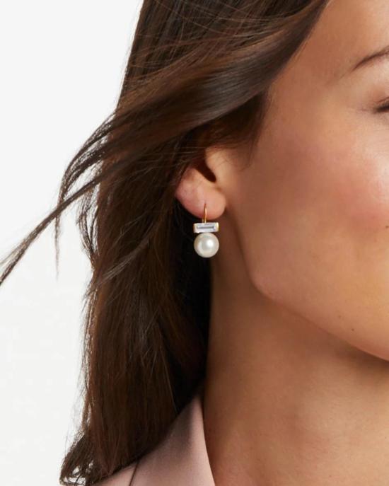  줄리 보스 이어링 샬롯 귀걸이 큐빅 지르코니아/진주 - JULIE VOS