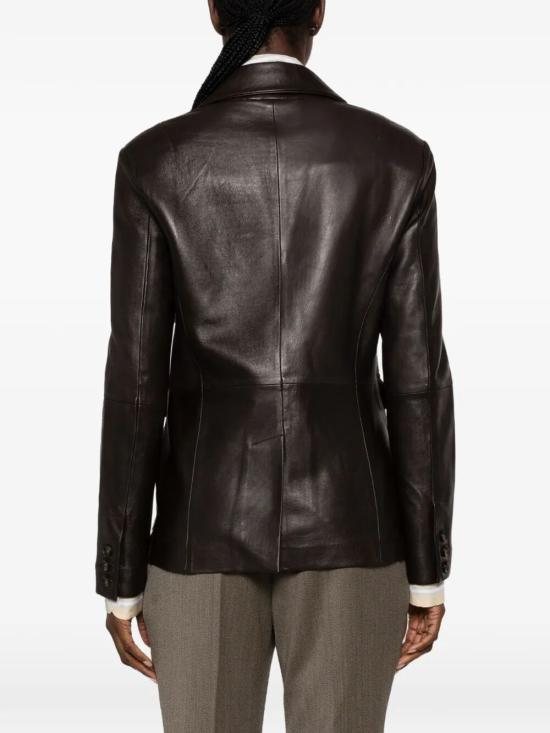 26FW 더 재키 레더스 가죽 자켓 KIAR NABO 06 DARK BROWN - THE JACKIE LEATHERS