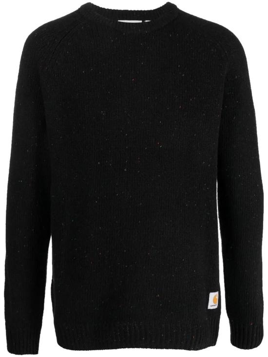 26FW 칼하트 WIP 앙글리스틱 스웨터 I010977 0JEXX SPECKLED BLACK