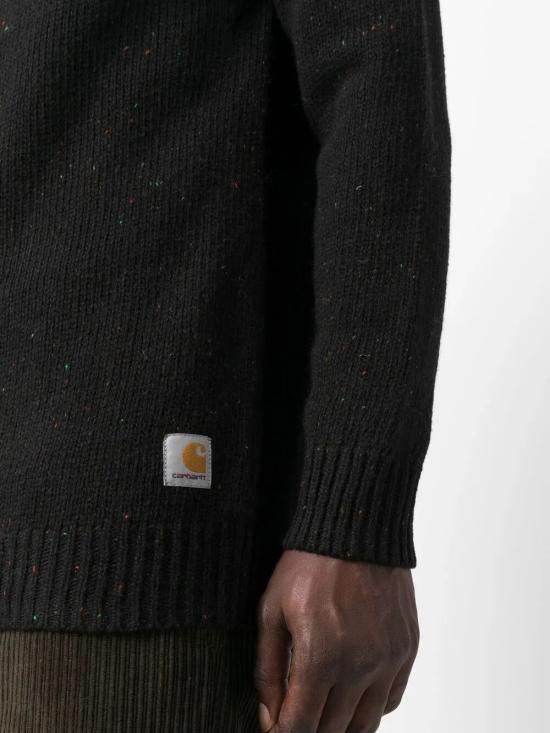 26FW 칼하트 WIP 앙글리스틱 스웨터 I010977 0JEXX SPECKLED BLACK - CARHARTT WIP