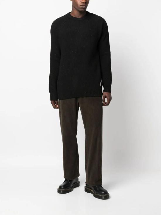 26FW 칼하트 WIP 앙글리스틱 스웨터 I010977 0JEXX SPECKLED BLACK - CARHARTT WIP