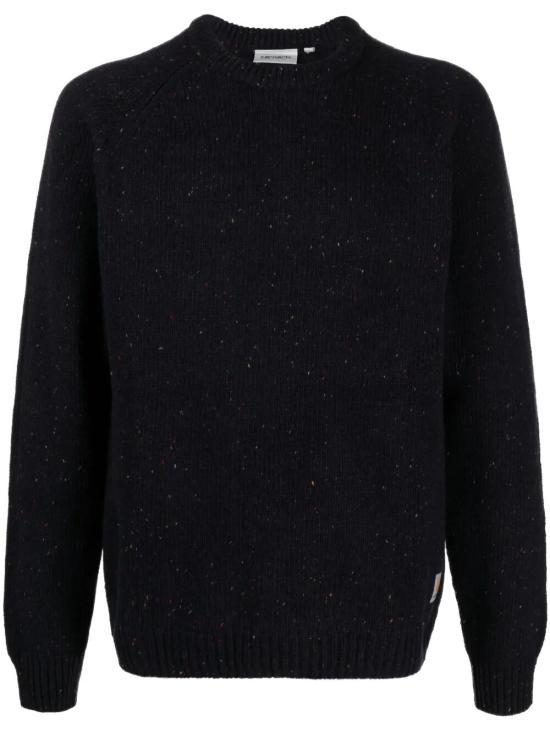 26FW 칼하트 WIP 앙글리스틱 스웨터 I010977 1T4XX SPECKLED DARK NAVY