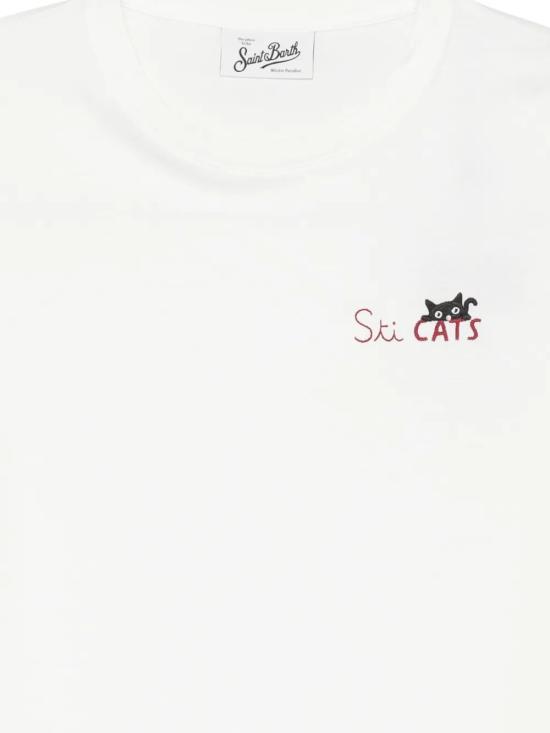 26FW 세인트바쓰 탑 EMI0002 04322M STI CATS 10 EMB - MC2 SAINT BARTH