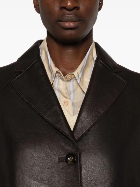26FW 더 재키 레더스 가죽 자켓 SUN NABO 06 DARK BROWN - THE JACKIE LEATHERS