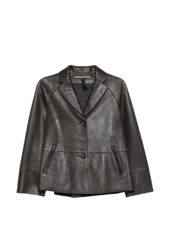 26FW 더 재키 레더스 가죽 자켓 SUN NABO 06 DARK BROWN