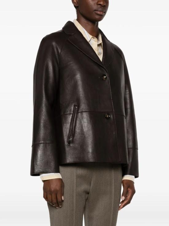 26FW 더 재키 레더스 가죽 자켓 SUN NABO 06 DARK BROWN - THE JACKIE LEATHERS