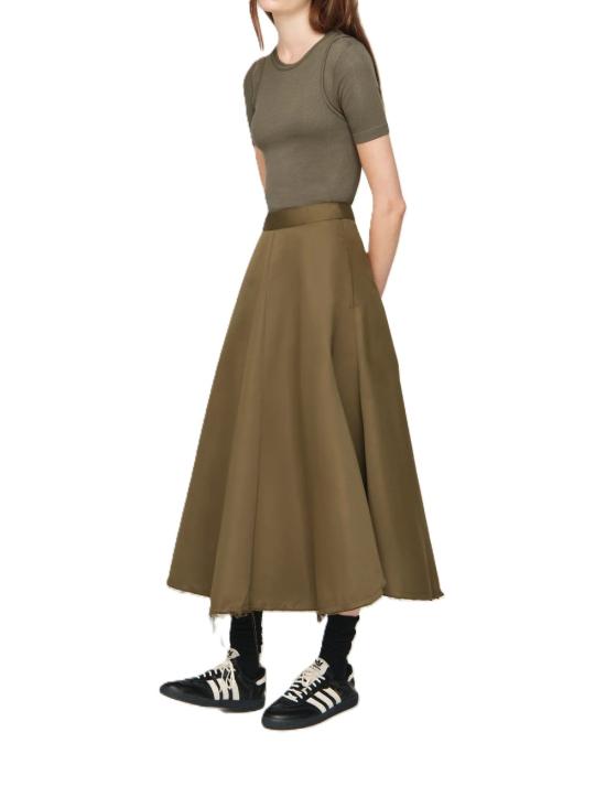 26FW 송포더뮤트 스커트 WSK012HEMSGREEN - SONG FOR THE MUTE