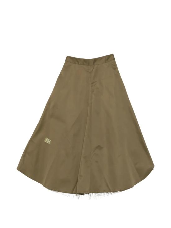 26FW 송포더뮤트 스커트 WSK012HEMSGREEN