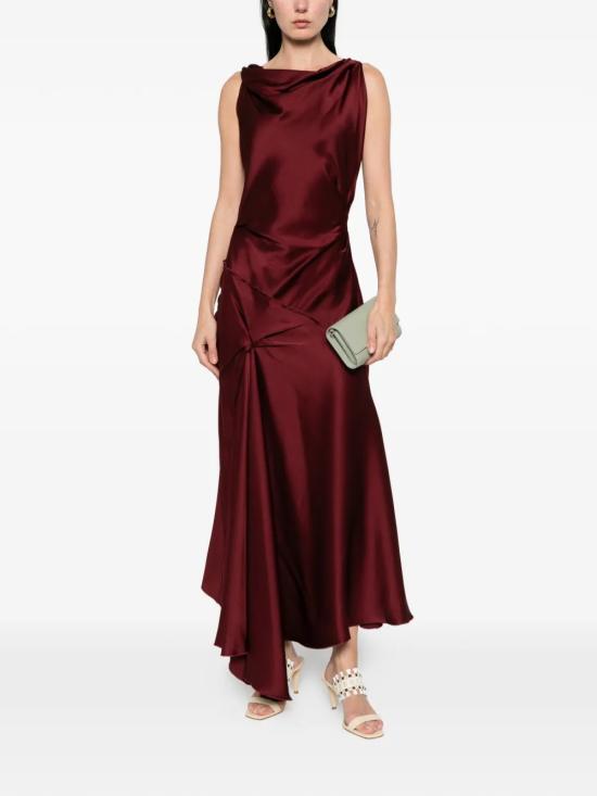 26FW 빅토리아 베컴 원피스 1226WDR006029A2 Bordeaux - VICTORIA BECKHAM
