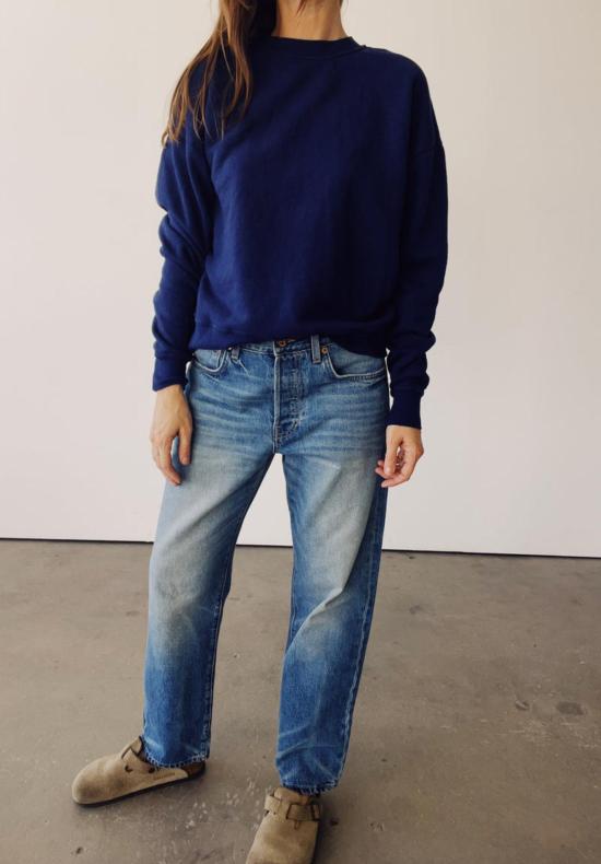  헤이갱 스웨터 박스형 스웨트셔츠