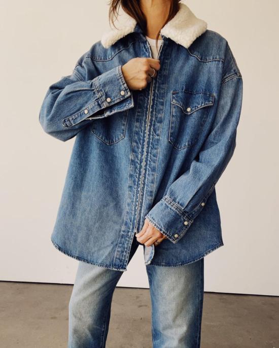  헤이갱 데님 자켓