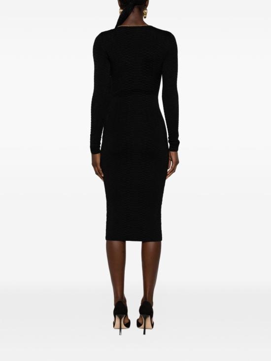 26FW 엘리자베타프랜치 미디 원피스 AM30S67E2 110 NERO - ELISABETTA FRANCHI