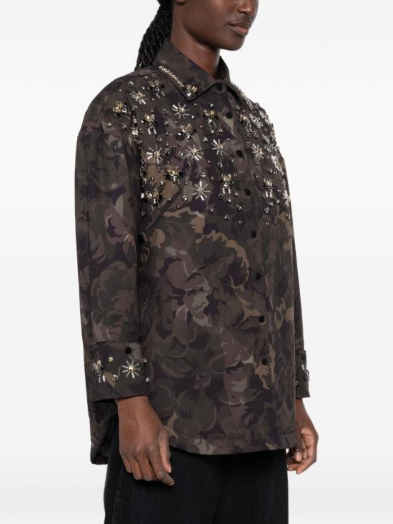 26FW 핑코 셔츠 107916 A3LYSD3 CAMOUFLAGE - PINKO