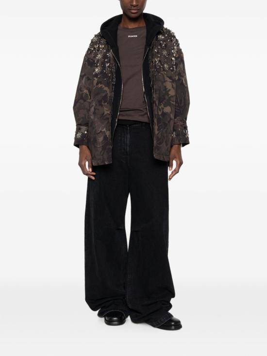 26FW 핑코 셔츠 107916 A3LYSD3 CAMOUFLAGE - PINKO
