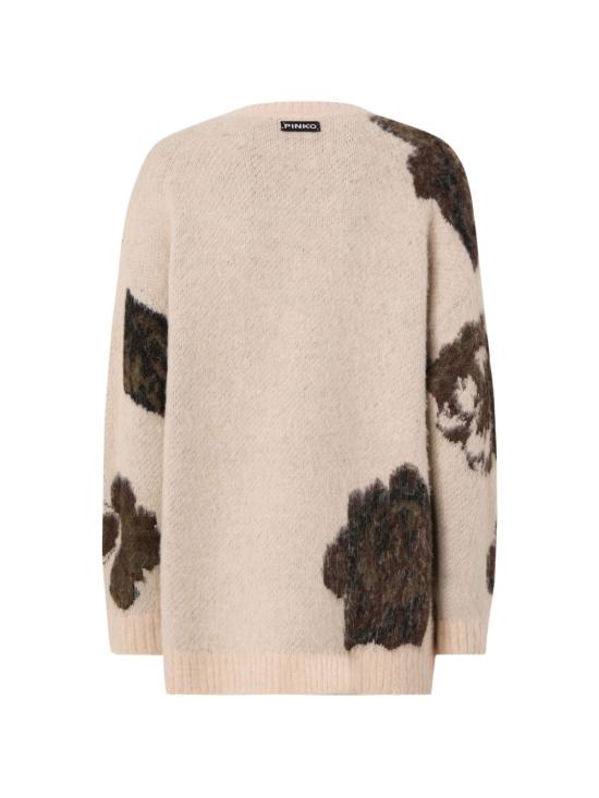 26FW 핑코 스웨터 107861 A3P2SD3 PINK BROWN - PINKO