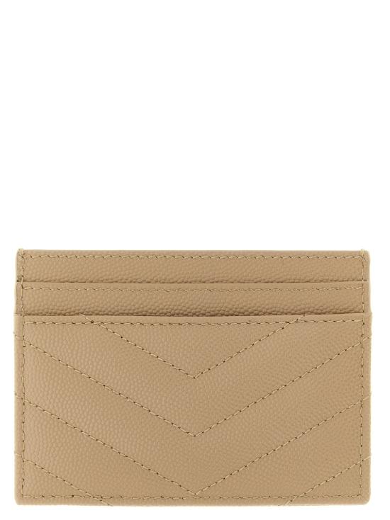 26FW 생로랑 지갑 카산드르  및 카드  베이지 - SAINT LAURENT