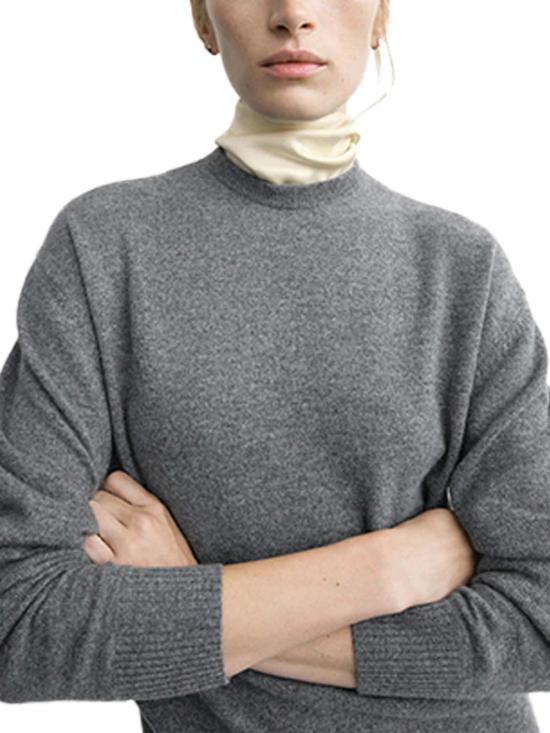 26FW 토템 스웨터 클래식 캐시미어 탑 점퍼 - TOTEME
