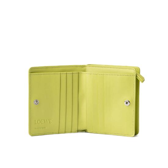  로에베 지갑 퍼즐 엣지 컴팩트 지퍼  아니스 그린 - LOEWE