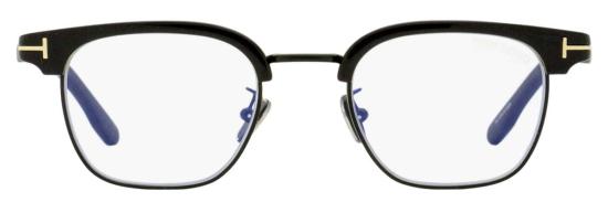  톰포드 안경 톰 포드 브로우 라인 블루 블록 안경 Tf5932 D B 001 47mm Ft5932 블랙/건메탈 - TOMFORD
