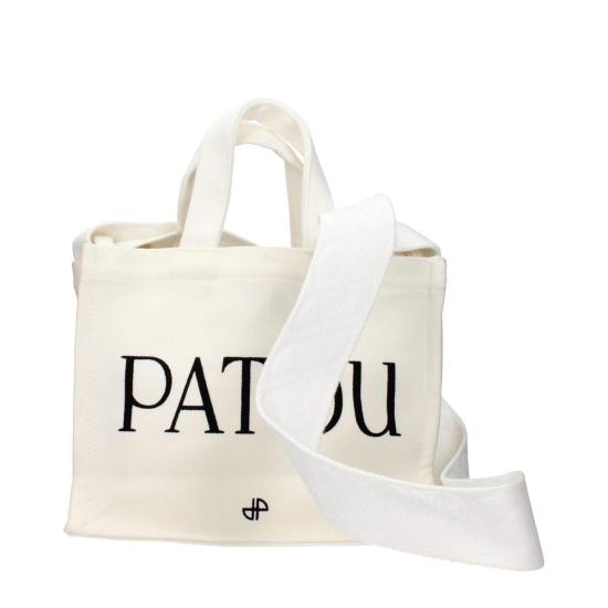  파투 가방 코튼 핸드백 화이트 - PATOU