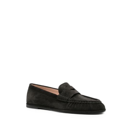  스튜어트 와이츠먼 로퍼 스펜서 스웨이드  블랙 - STUART WEITZMAN