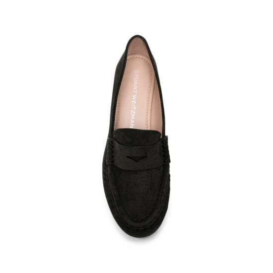  스튜어트 와이츠먼 로퍼 스펜서 스웨이드  블랙 - STUART WEITZMAN