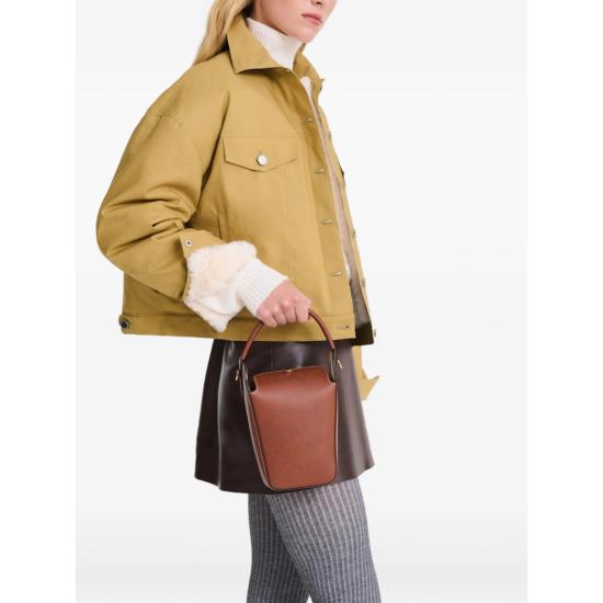  롱샴 가방 미니 토트백 (탈착식 스트랩 포함) 브라운 - LONGCHAMP