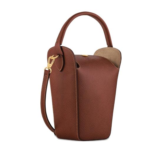  롱샴 가방 미니 토트백 (탈착식 스트랩 포함) 브라운 - LONGCHAMP