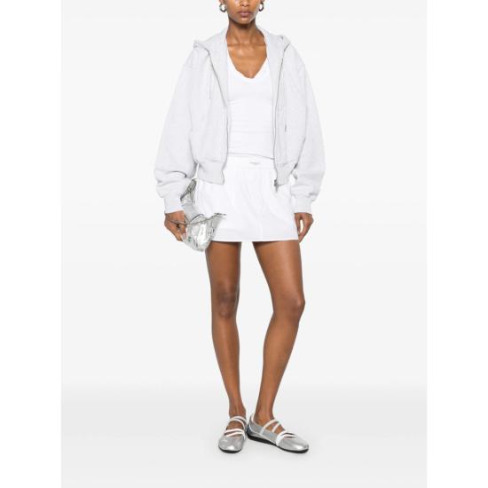  알렉산더 왕 숏 스커트 코튼 미니 스커트 화이트 - ALEXANDER WANG