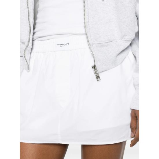  알렉산더 왕 숏 스커트 코튼 미니 스커트 화이트 - ALEXANDER WANG