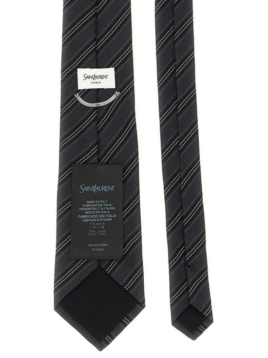  생로랑 넥타이 LDA0012X3Y0091278 CHARCOAL - SAINT LAURENT