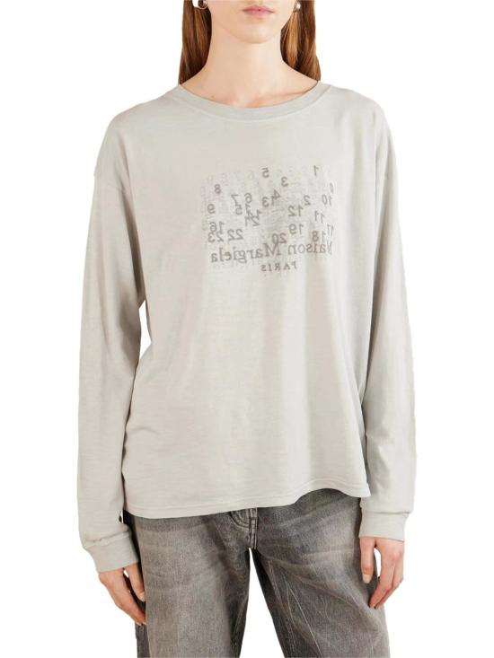 26SS 마르지엘라 긴팔 티셔츠 메종  로고 - MAISON MARGIELA