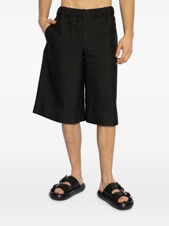  알렉산더 맥퀸 숏팬츠 814209QRABU1010 P25 BLACK - ALEXANDER MCQUEEN