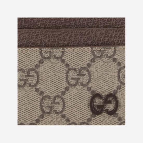  구찌 남성지갑 투톤 GG 카드 홀더 베이지 - GUCCI