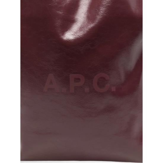  아페쎄 가방 A.P.C. 송아지 가죽 토트백 (레드) - A.P.C.