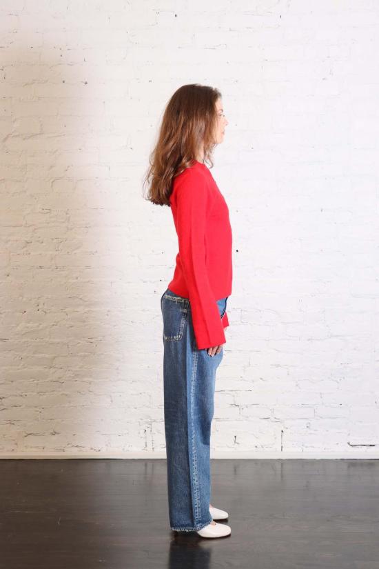 26FW NEEDBY Vintage 데님 팬츠 니드바이 빈티지 하라주쿠 진, 타루마 색상, 3년 워싱 - OTHER BRANDS
