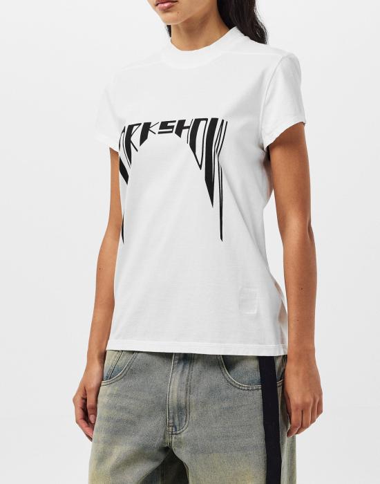  릭 오웬스 반팔 티셔츠 Drkshdw 스몰 레벨 로고 티셔츠 - RICK OWENS