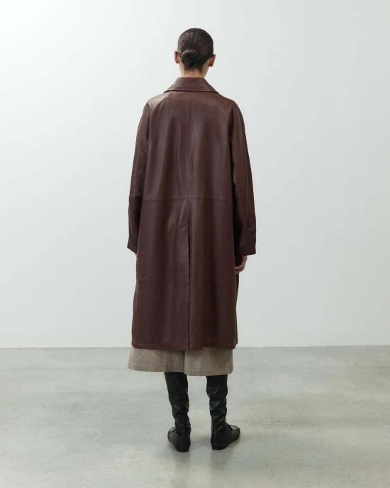 알리지 가죽 자켓 알리시 소프트 레더 코트 모가노 - ALYSI