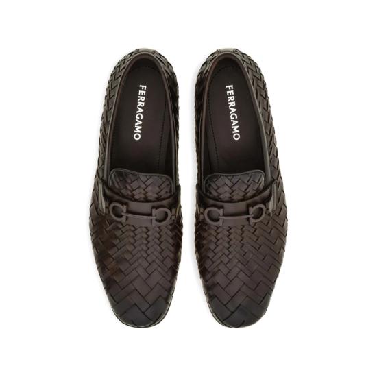  살바토레 페라가모 로퍼 페라가모 테스타 디 모로  브라운 - SALVATORE FERRAGAMO