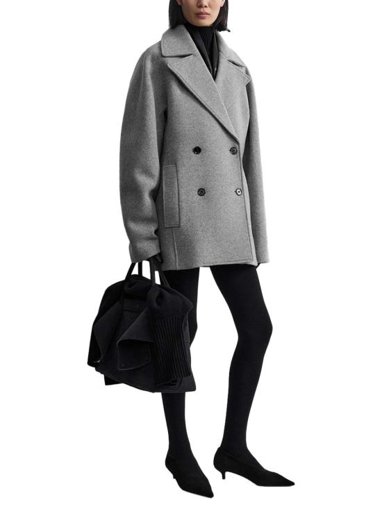26FW 토템 코트 라운드드 피코트 - TOTEME