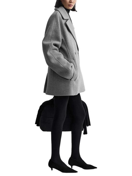 26FW 토템 코트 라운드드 피코트 - TOTEME