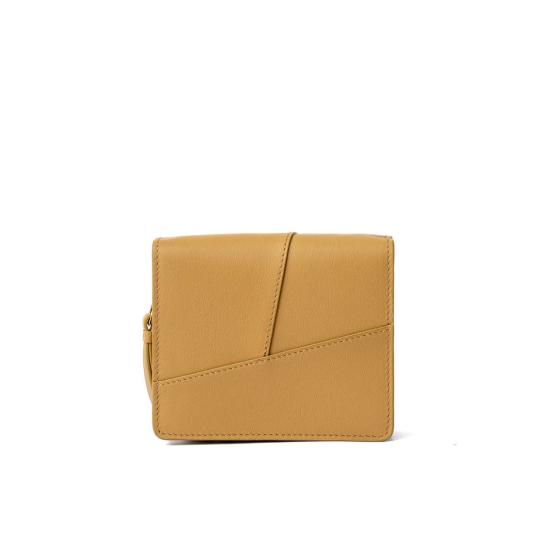  로에베 지갑 퍼즐 엣지 컴팩트 지퍼  사하라 베이지 - LOEWE
