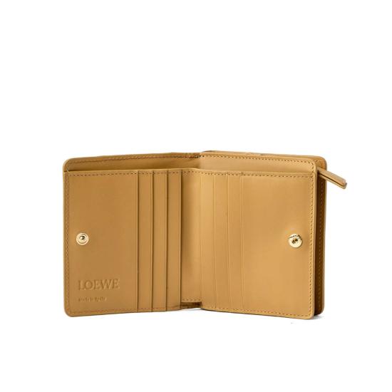  로에베 지갑 퍼즐 엣지 컴팩트 지퍼  사하라 베이지 - LOEWE