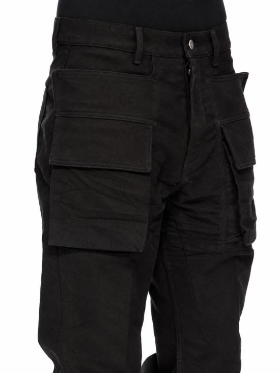 26FW 릭 오웬스 스트레이트 팬츠 RR02F4300TB 09 BLACK - RICK OWENS
