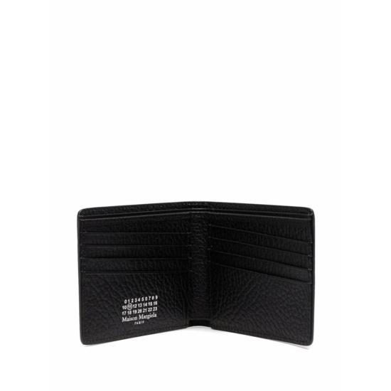  마르지엘라 지갑 메종  송아지 가죽  & 카드홀더 블랙 - MAISON MARGIELA