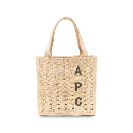  아페쎄 가방 A.P.C. 라피아 토트백 (뉴트럴 컬러)