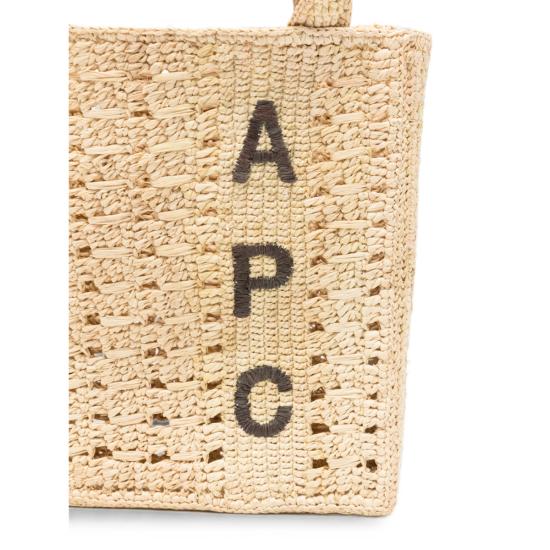  아페쎄 가방 A.P.C. 라피아 토트백 (뉴트럴 컬러) - A.P.C.