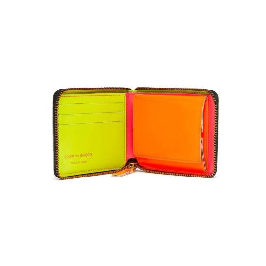  꼼데가르송 지갑 Comme Des Garçons Portefeuille Super Fluo 2  핑크 - COMME DES GARCONS