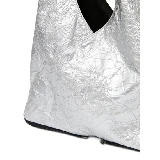  MM6 메종마르지엘라 지갑 메종 마르지엘라 MM6 지퍼형  블랙/메탈릭 - MM6 MAISON MARGIELA